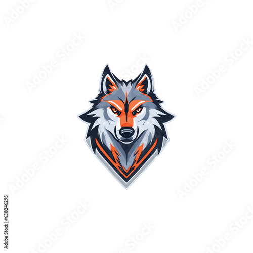 Wolf icon Logo Illustration Vector Design Template