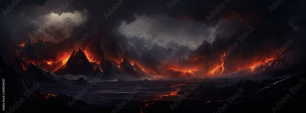 flames on black luxury background
