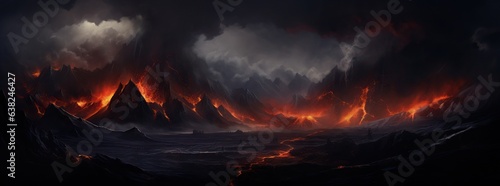 flames on black luxury background