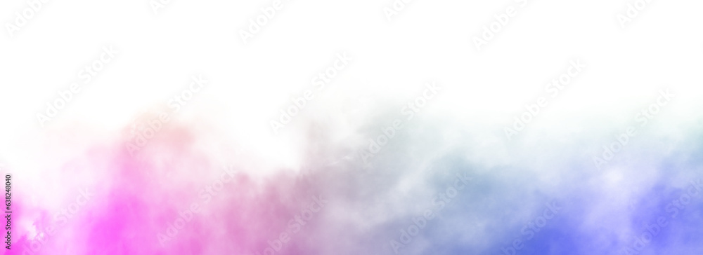 color smoke transparent background