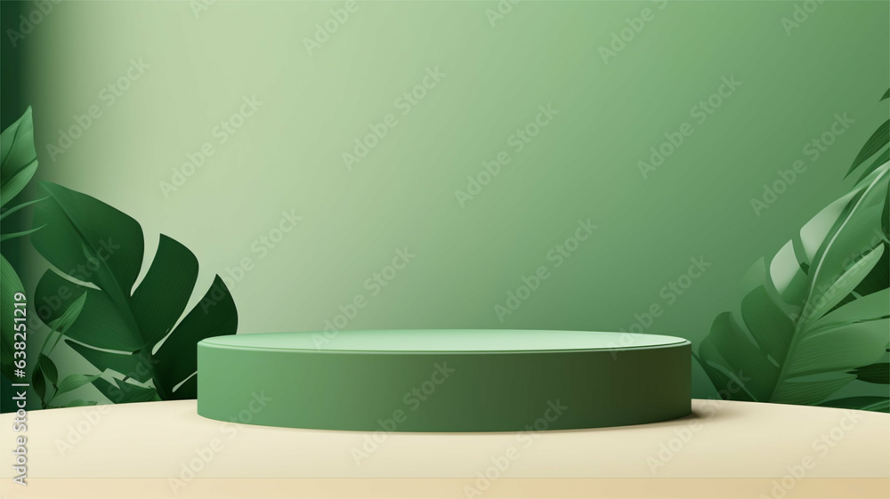 design with green chair