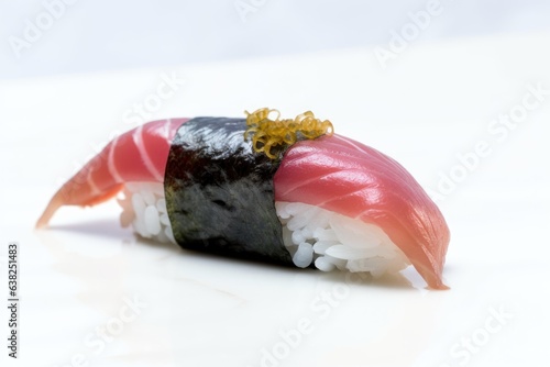 sushi on a white background photo