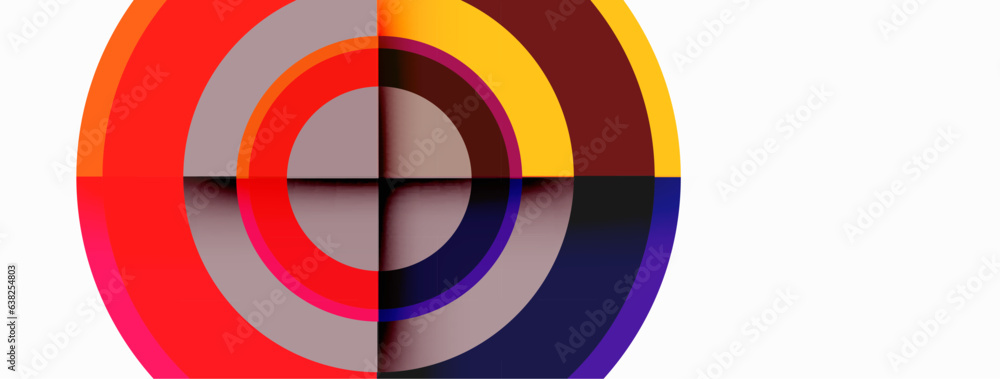 Circle trendy minimal geometric abstract background. Vector Illustration For Wallpaper, Banner, Background, Card, Book Illustration, landing page Circle trendy minimal geometric abstract background. Vector Illustration For Wallpaper, Banner, Background, Card, Book Illustration, landing page