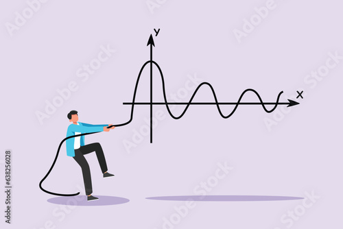 Chemistry and physics laboratory equipment concept. Colored flat vector illustration isolated. 