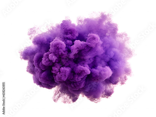 カラフルな煙のグラフィック素材 背景 テクスチャ 爆発 紫 AI生成 © Hideshi