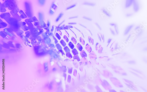 Fototapeta Naklejka Na Ścianę i Meble -  Abstract glass geometry background, 3d rendering.