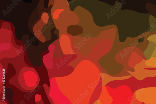 abstract red bear gradient flat wallpaper background vector