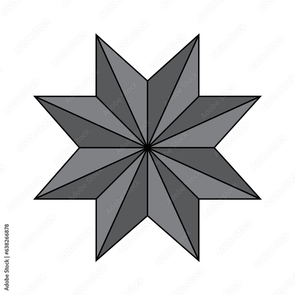 Multiple Star Layers Design Artwork Icon Motif Multiple Star Layers Design Artwork Icon Motif