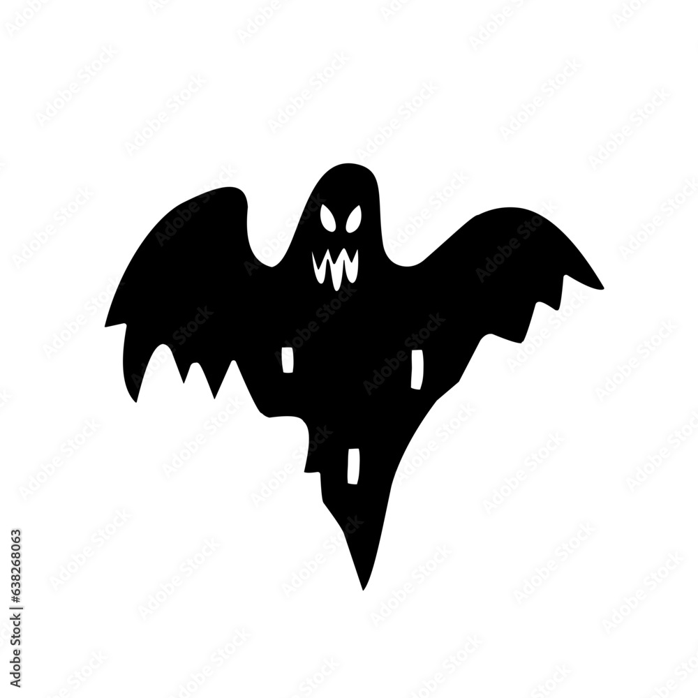 Halloween ghost silhouette Halloween ghost silhouette