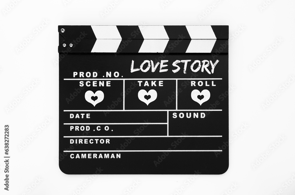 Love Story Clapperboard