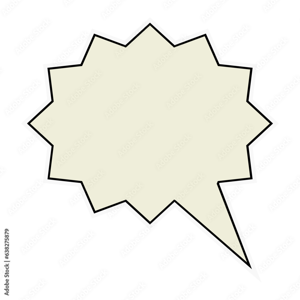 Speech Bubble Sticker Speech Bubble Sticker