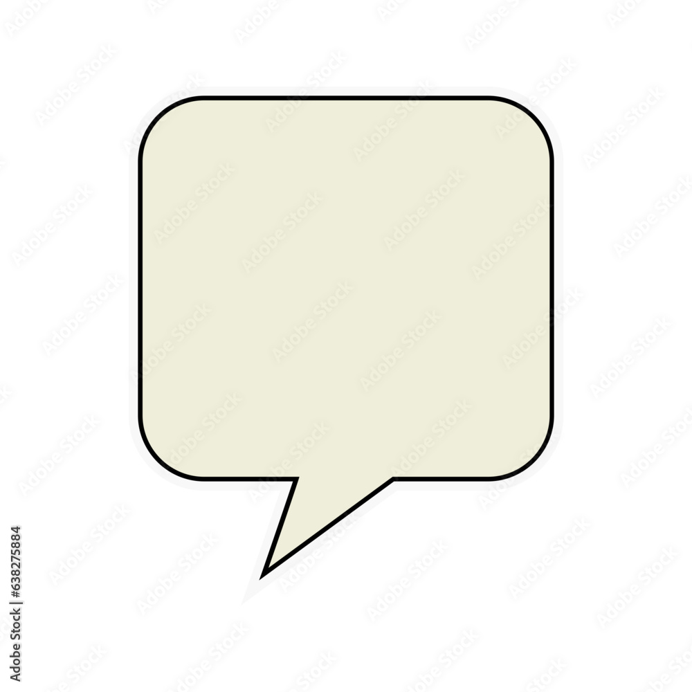 Speech Bubble Sticker Speech Bubble Sticker