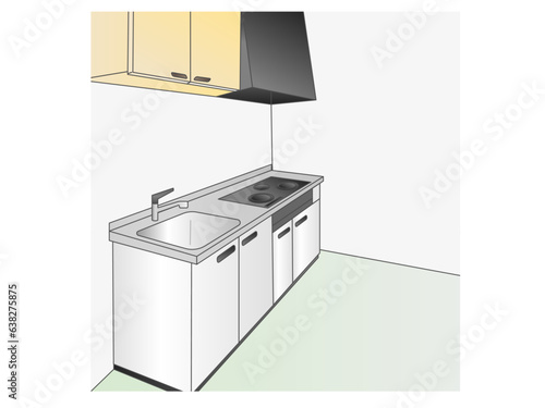 マンションや家庭のIHのキッチン
