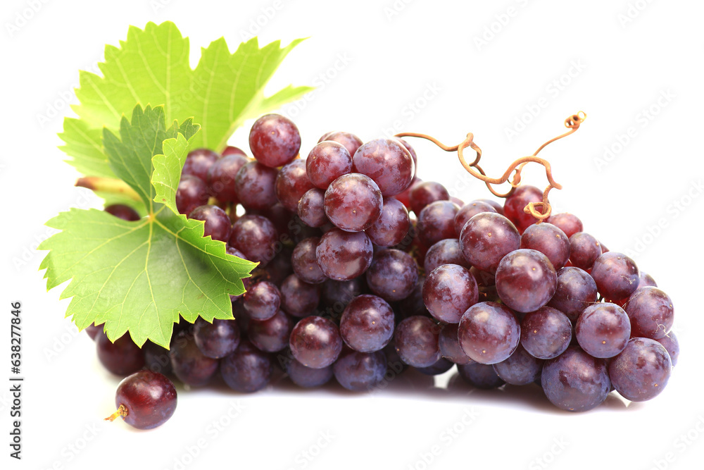 Bunch of grapes isolated on white Bunch of grapes isolated on white