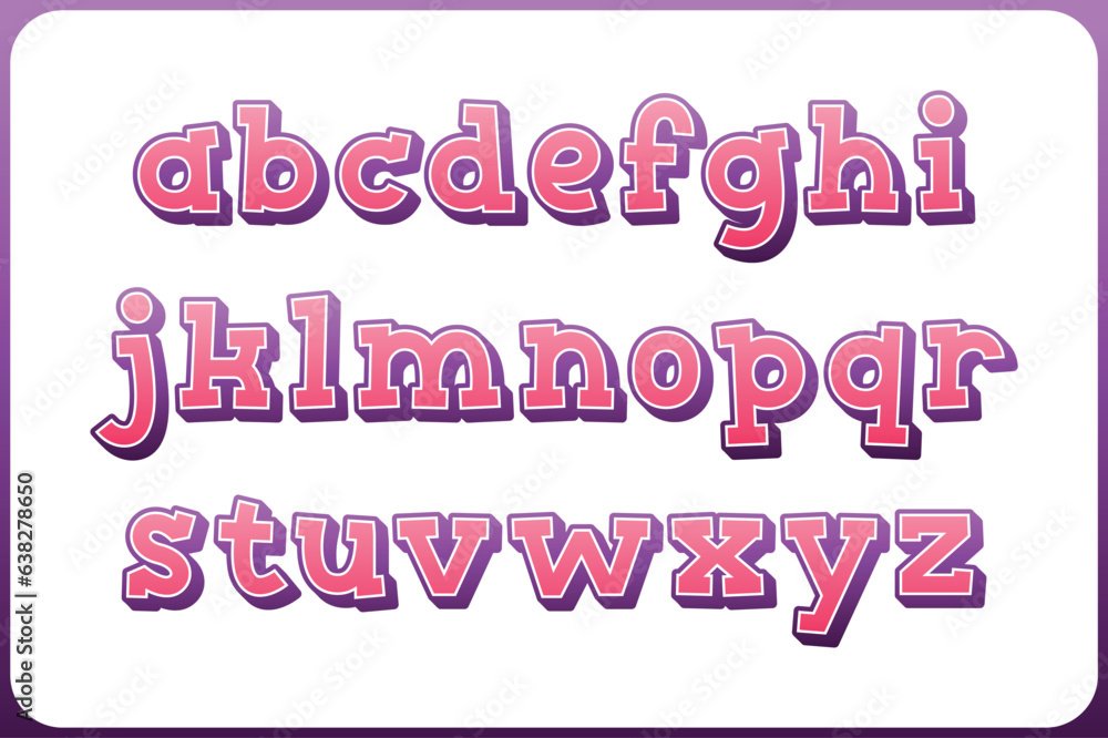 Obraz premium Versatile Collection of Pop Art Alphabet Letters for Various Uses