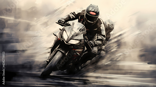 Super moto race  © Kreatifquotes