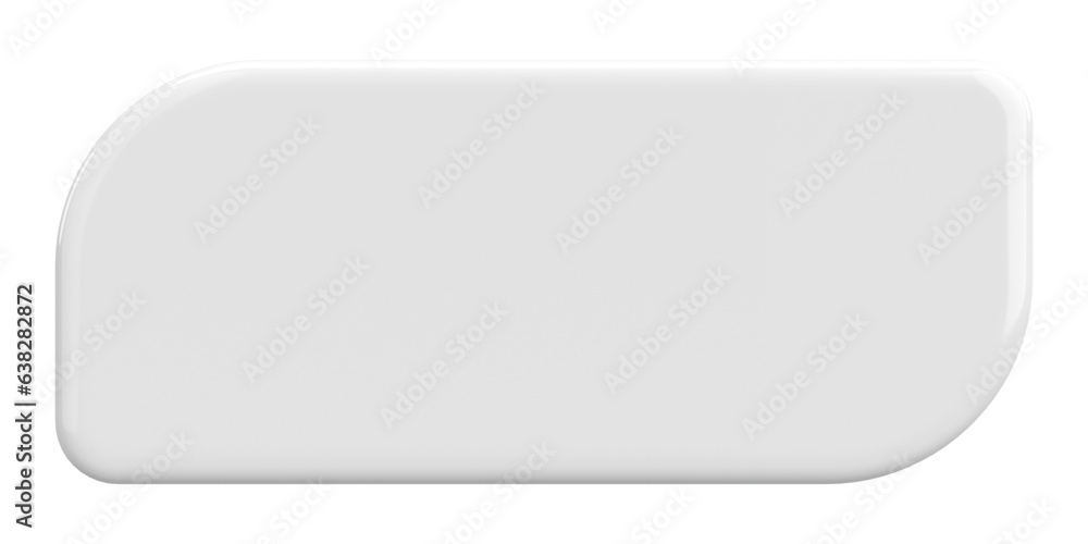 3D button. Empty button. 3D illustration. 3D button. Empty button. 3D illustration.