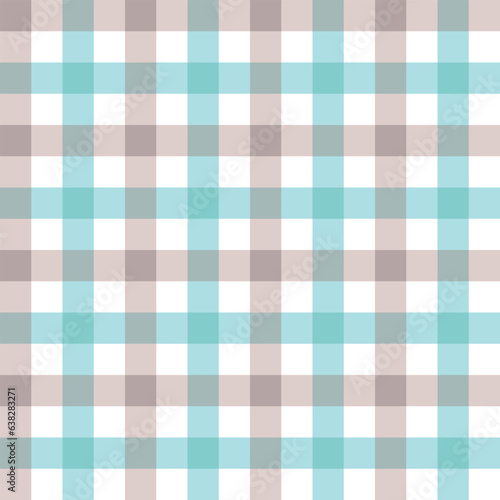 Gingham checker seamless pattern background. chess pattern wallpaper. fabric and textile swatch design. vector backdrop
