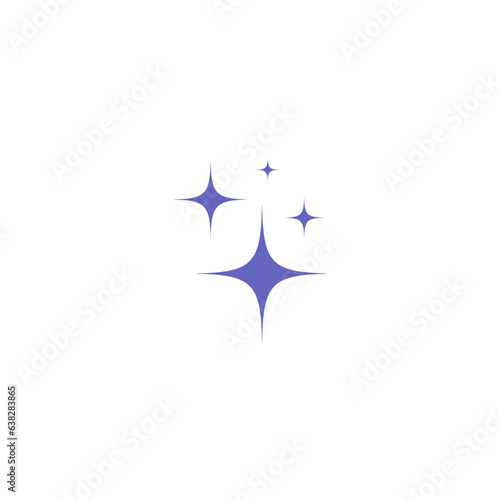 blue star with wings