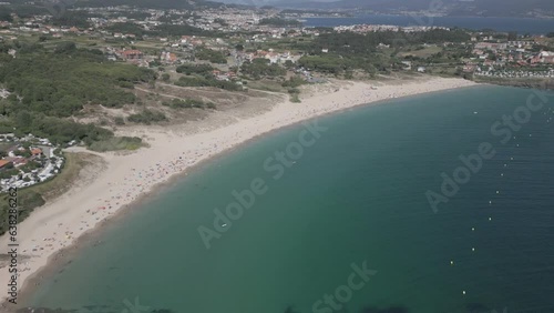 Wallpaper Mural Raw Drone Footage of Beach with Jade Water and Views of Cliff with Waves Torontodigital.ca