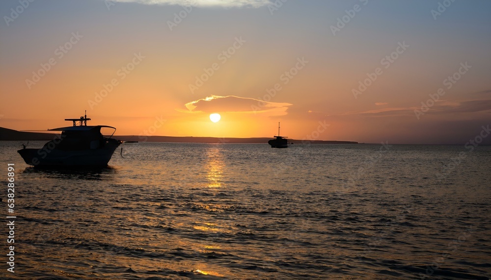 sunset at the sea Ai 6