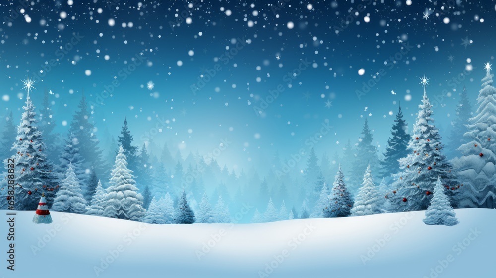 Fototapeta premium Festive joy and goodwill through this captivating scene, perfect for your message