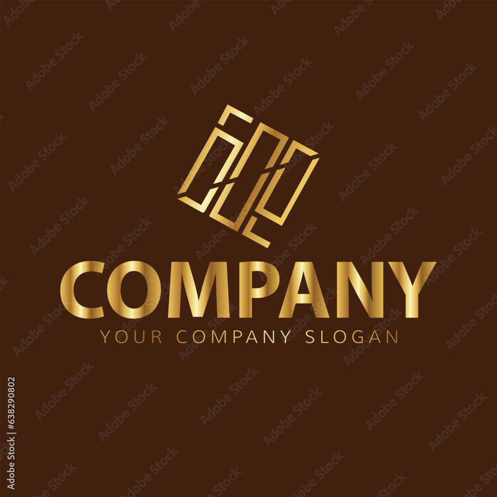 vector golden logo design,golden logo, gold logo,luxury brand,decor