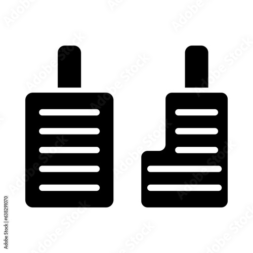 Car Pedals Glyph Icon Design