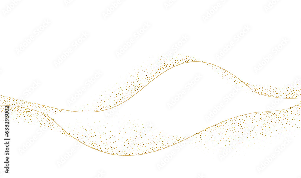 Gold glitter. Golden sparkle confetti. Shiny glittering dust. - obrazy, fototapety, plakaty 
