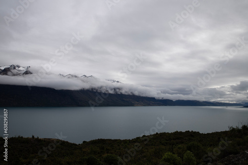 clouds over the lake