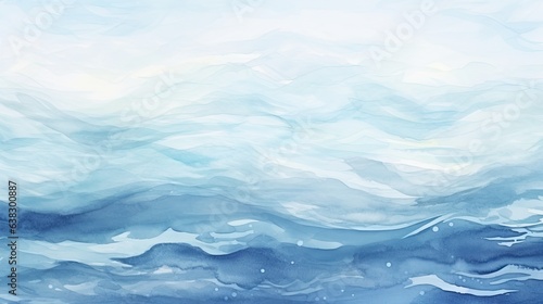 pastel colourful abstract watercolour sea waves background