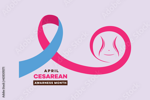Pregnancy and infant loss awareness month concept. Colored flat vector illustration isolated. 