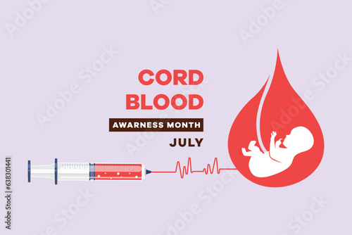 Pregnancy and infant loss awareness month concept. Colored flat vector illustration isolated. 