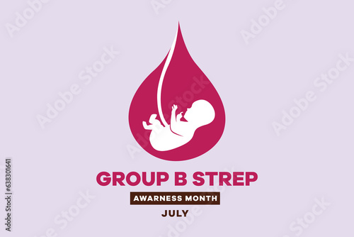 Pregnancy and infant loss awareness month concept. Colored flat vector illustration isolated. 