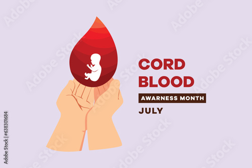 Pregnancy and infant loss awareness month concept. Colored flat vector illustration isolated. 