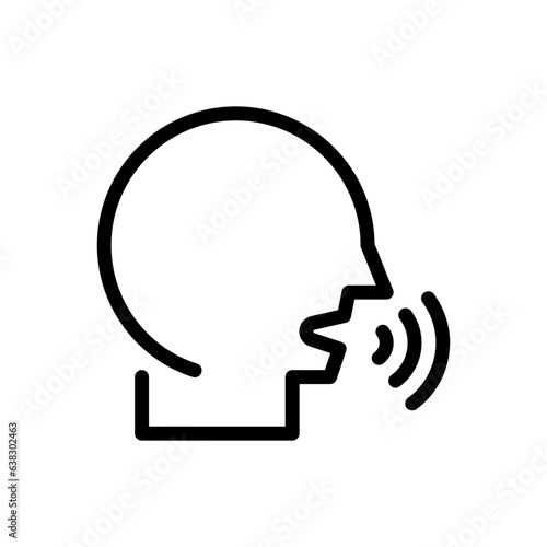 speaking line icon