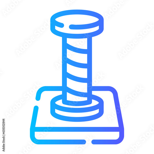 scratcher Line Gradient Icon