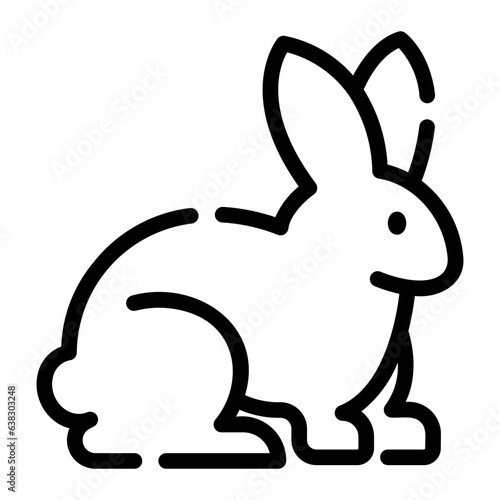 rabbit Line Icon