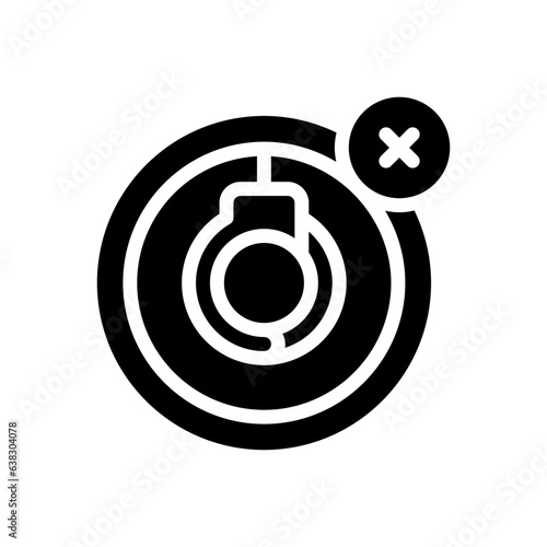 deported glyph icon