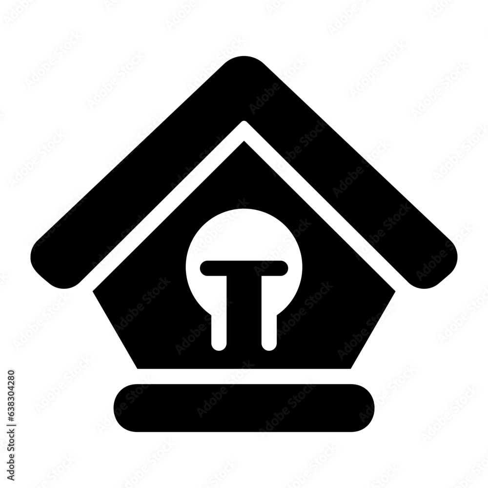 bird house Solid icon