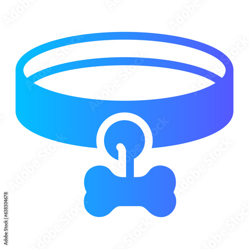 cat collar Gradient icon