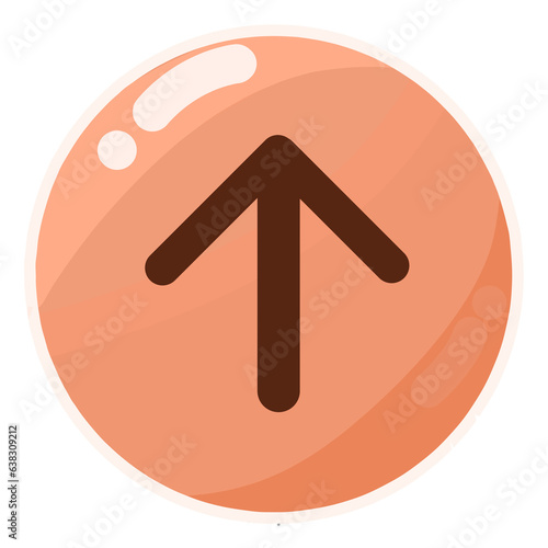 Icon button of computer