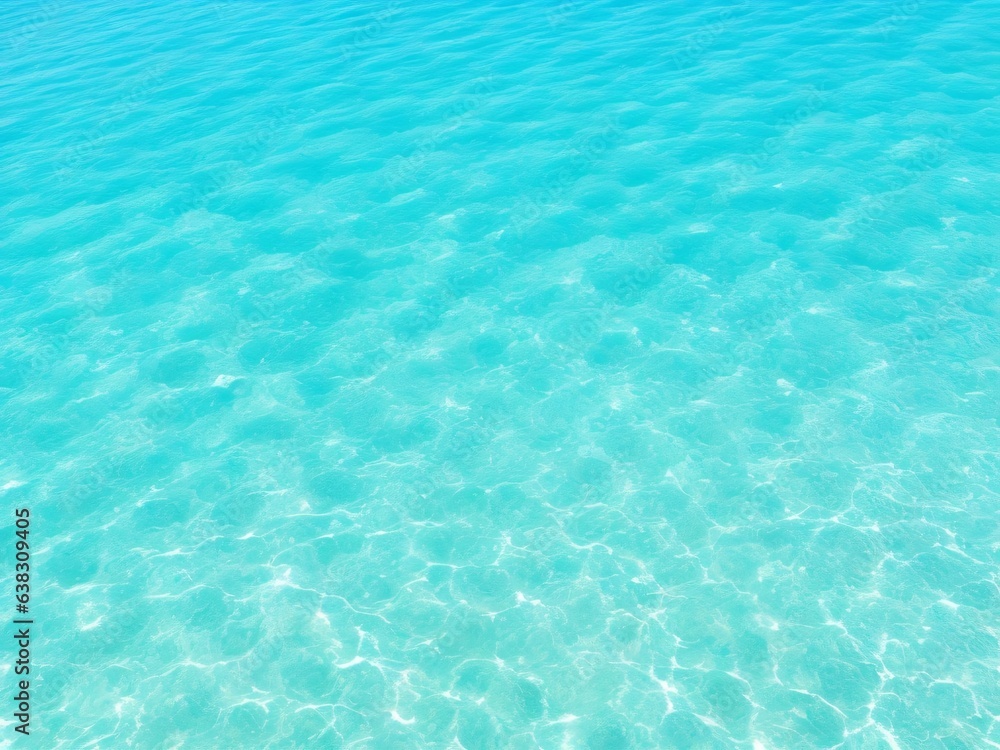 Beautiful sea background, Blue water surface, Top view