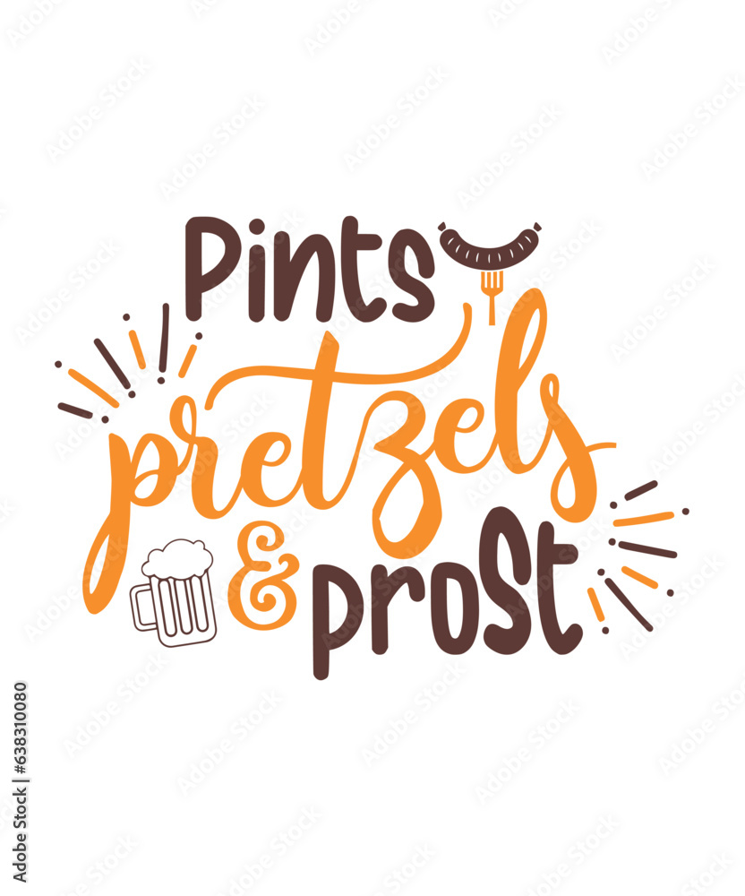Octoberfest pretzels and prost Octoberfest pretzels and prost