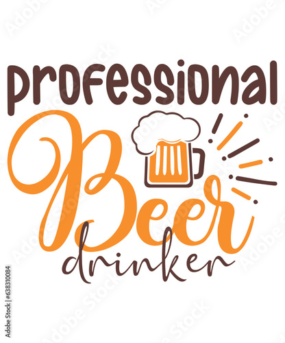 Octoberfest professional beer drinker