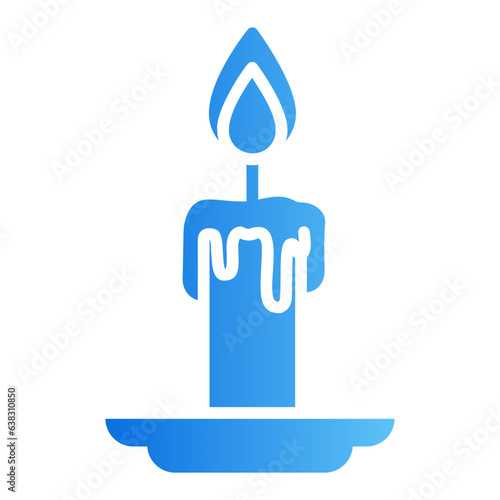 candle gradient icon