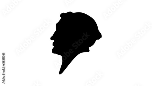 William of Ockham silhouette photo