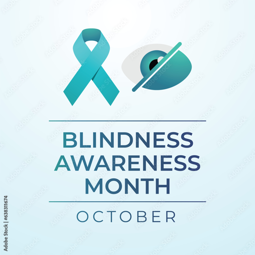 Defblindless Day vector graphic of Blindness Awareness Month good for Blindness ...
