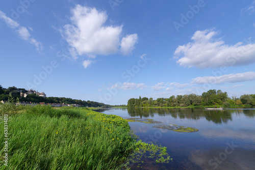 Fototapeta Naklejka Na Ścianę i Meble -  Chaumont-sur-Loire city in the Loire valley