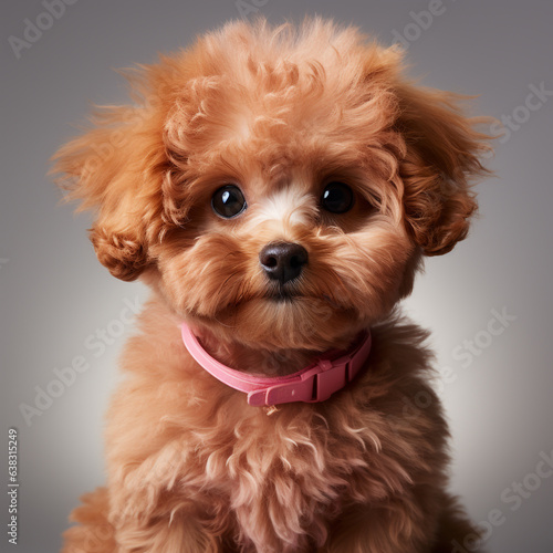 Cute poodle dog